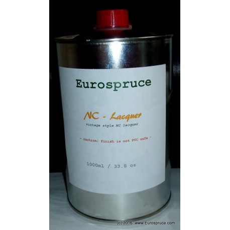 NC Lacquer, 1000ml (33.8 fl. oz), high gloss, vintage-style,