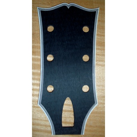 LP CUSTOM Headstock Overlay, inlaid